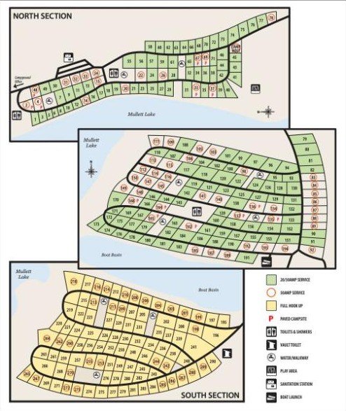 Aloha State Park campground map