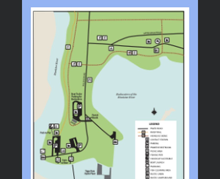 Tippy Dam Recreation Area map