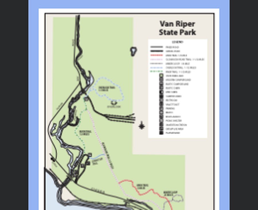 Van Riper State Park map